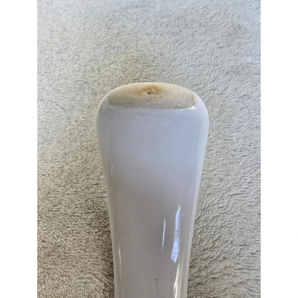 Vintage 1988 SJL Products Ceramic Spoon Rest Blueberry Floral White Stoneware